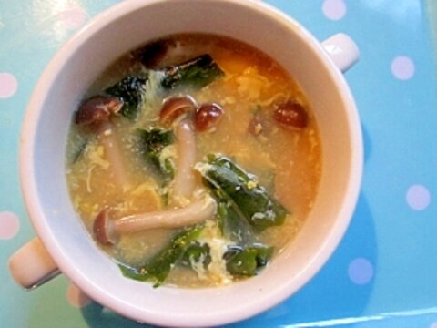 超簡単★ふわふわ卵入り中華スープ